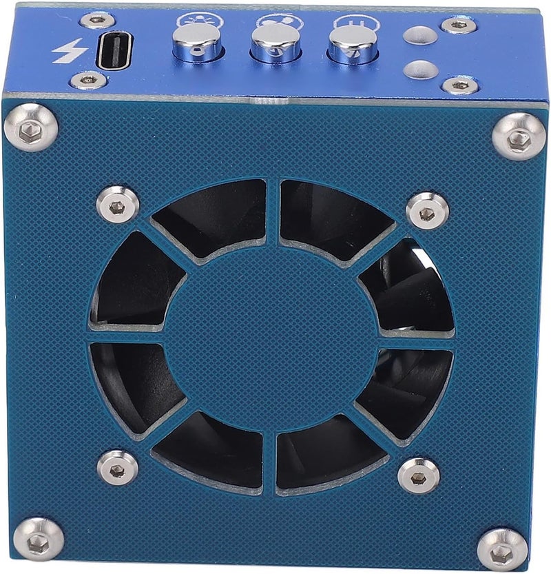 Fockety Fume Extractor, 3 Speeds Battery Powered Smoke Extractor Fan Curing Cooling Smoke Exhaust Solder Smoke Absorber Remover for DIY Working, Soldering - Image 1